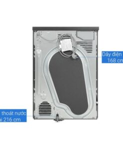 Mặt sau máy sấy bơm nhiệt LG DVHP50P BPTPEVN