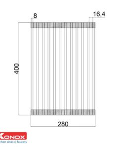 Thiết kế thanh lưới Konox Roller Mat RM01