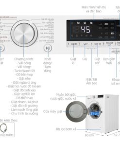 Thông số kỹ thuật máy giặt LG FV1410S4W1 ABWPEVN
