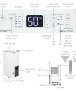 Thông số kỹ thuật máy hút ẩm LG MD16GQSE0.ABAE