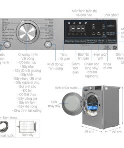 Thông số kỹ thuật máy sấy bơm nhiệt LG DVHP50P BPTPEVN