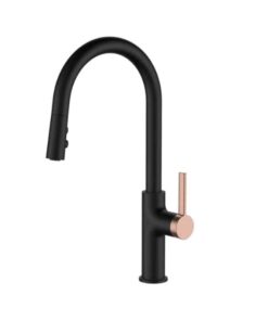 Vòi rửa bát nóng lạnh Kluger KLF0005B có dây rút