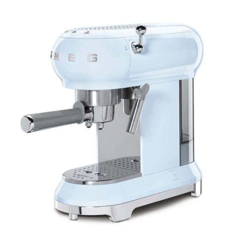 Ảnh máy pha cà phê bán tự động Smeg ECF01PBEU Pastel Blue