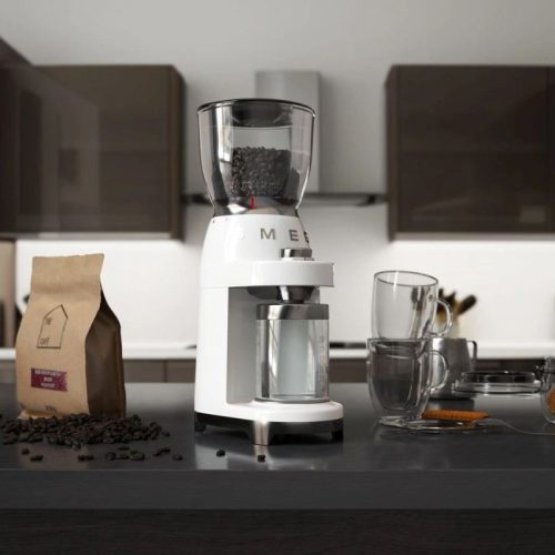 Máy xay cafe Smeg CGF01WHEU White 5 Ảnh máy xay cafe Smeg CGF01WHEU White