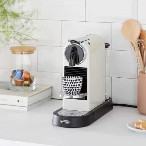 Ảnh thực tế máy pha cafe viên nén DeLonghi EN167.W Citiz