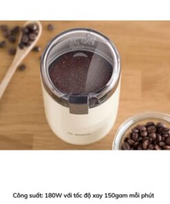 Ảnh thực tế máy xay cafe cầm tay Bosch TSM6A017C Màu Kem
