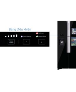 Bảng điều khiển tủ lạnh 4 cánh Inverter 540 lít Hitachi FW690PGV7 GBK