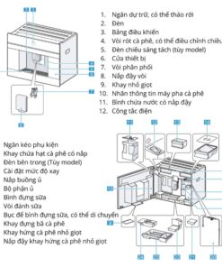 Chi tiết máy pha cafe Bosch CTL9181D0 Series 8 âm tủ
