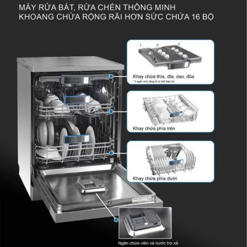Khay máy rửa bát độc lập Spelier SP 16DWKT/G