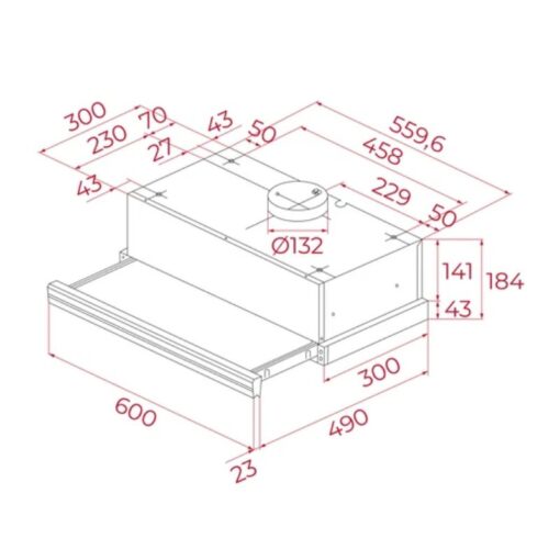 Máy hút mùi âm tủ Teka TOTAL CNL 6415 40436810 - Ảnh 3