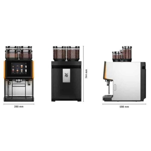 Kích thước máy pha cafe chuyên nghiệp WMF 5000 S+