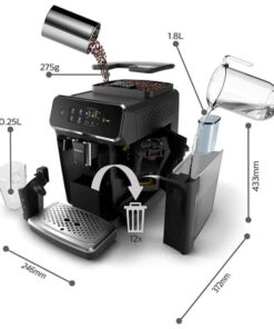Kích thước máy pha cafe tự động Philips EP2231/40