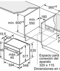 Lắp đặt lò nướng âm tủ 71L Bosch HBG7241B1