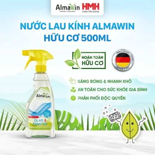 Nước lau kính Almawin hữu cơ 500ml HMH.8034500