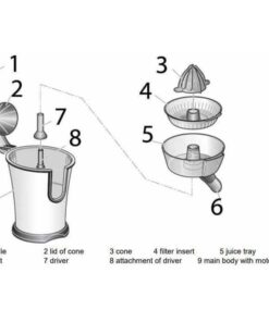Phụ kiện máy vắt cam Caso CP330 Pro