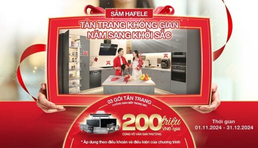 Tân trang bếp đẹp – Đón Tết rộn ràng cùng Hafele và Bếp 365!