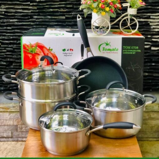 Bộ nồi Inox Tomate TOM 0708 - Ảnh 2
