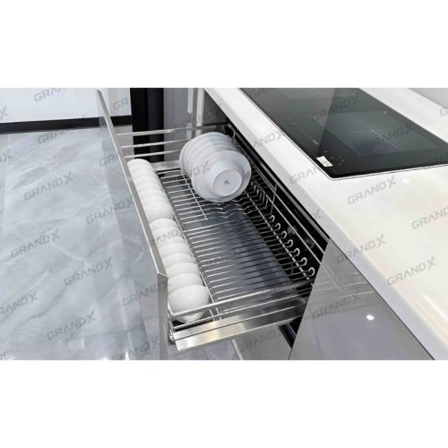 Giá bát đĩa nan Oval/SUS 304 GrandX XD.90M 5 Ảnh giá bát đĩa nan Oval/SUS 304 GrandX XD.90M