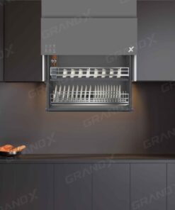 Ảnh giá bát đĩa nâng hạ điện thông minh Grandx Titanium XL.80ET-Luxury