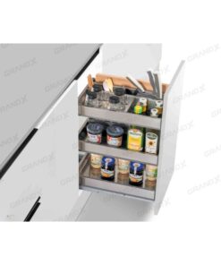 Ảnh giá đựng chai lọ, gia vị, dao thớt GrandX XK.B35S