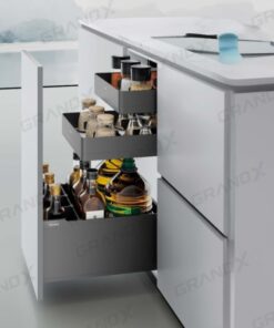 Ảnh giá gia vị 3 tầng độc lập Grandx Titanium XS.40MT