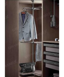 Ảnh kệ xoay góc tủ quần áo 270 độ 3 tầng GrandX XM.270C