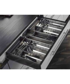 Ảnh khay chia thìa nĩa đa năng SUS304 cao cấp Grandx XT.S280