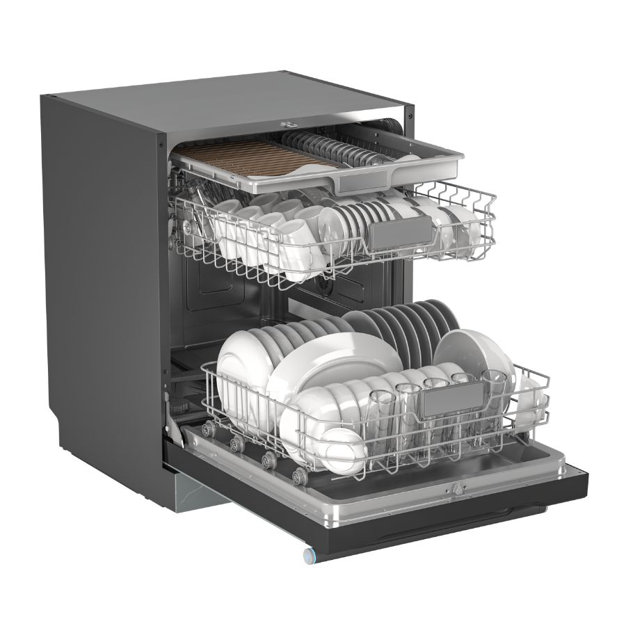 Máy rửa bát độc lập Tomate TOM 7605‐W16F 4 Máy rửa bát độc lập Tomate TOM 7605‐W16F - Ảnh 2