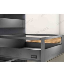 Ảnh ray hộp Tandembox mở toàn phần giảm chấn cao cấp GrandX XT.450H
