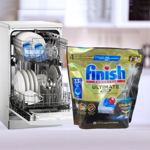 Viên rửa bát Finish Ultimate Plus túi 33 viên - Ảnh 2