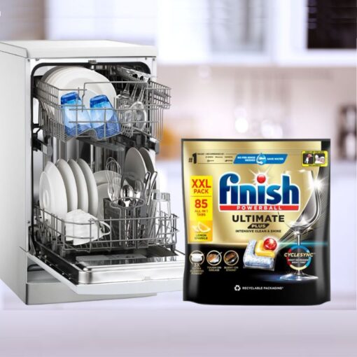 Viên rửa bát Finish Ultimate Plus túi 85 viên - Ảnh 2