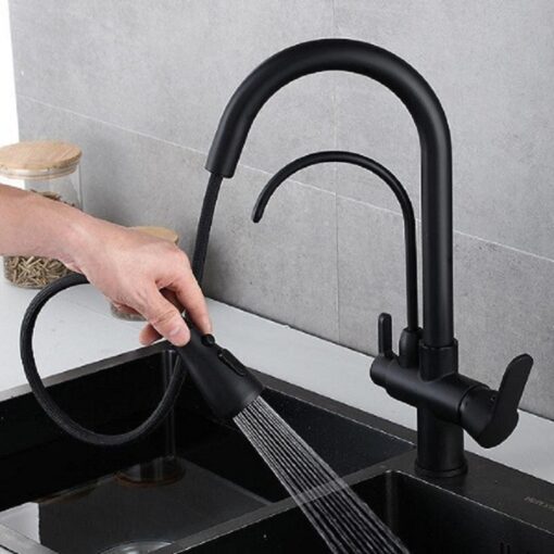 Vòi rửa bát Henry HR-V8011 Black - Ảnh 2