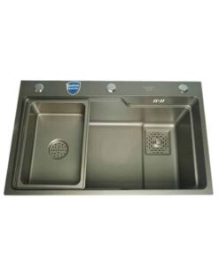 Chậu rửa bát inox 1 hố Faster FS 7546B01