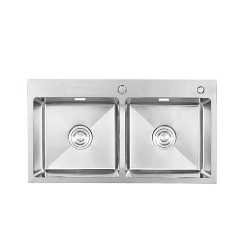 Chậu rửa bát inox 2 hố Faster FS 7843HMS