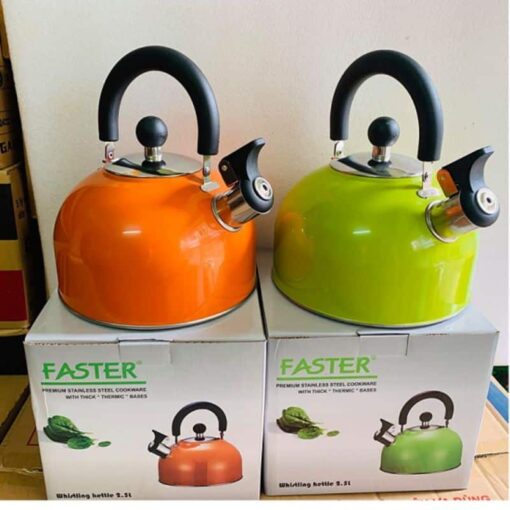 Ấm nước từ Faster 2.5L cam, xanh - Ảnh 3