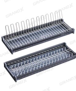 Giá bát đĩa cố định nan Oval SUS304 Grandx XF.60M