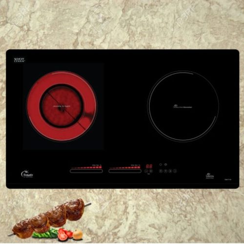 Hình ảnh bếp từ kết hợp hồng ngoại Tomate TOM 77IH