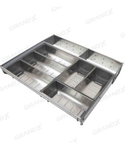 Khay chia thìa nĩa đa năng SUS304 cao cấp Grandx XT.S380