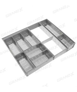 Khay chia thìa nĩa đa năng SUS304 cao cấp Grandx XT.S535