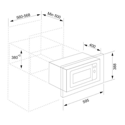 Lò vi sóng kết hợp nướng Tomate TOM MW‐220 - Ảnh 3