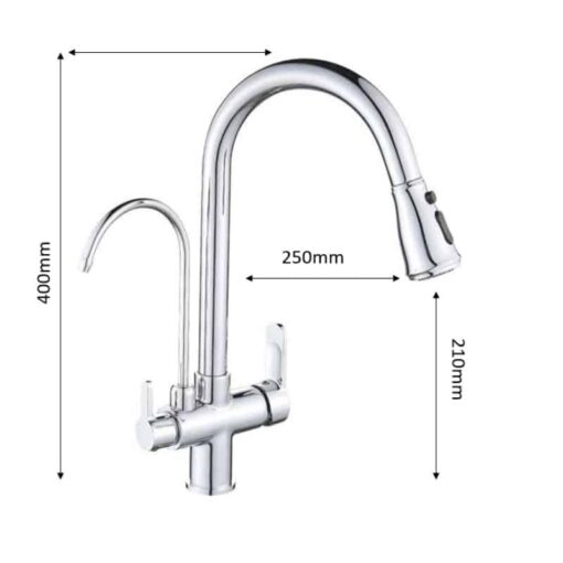 Vòi rửa chén bát Henry HR-V8012 White - Ảnh 3