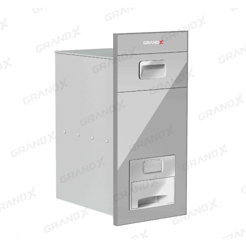 Thùng gạo mặt kính nút nhấn Grandx XR.G302M
