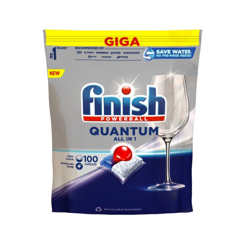 Viên rửa bát Finish Quantum All In One 100 viên 3 Viên rửa bát Finish Quantum All In One 100 viên