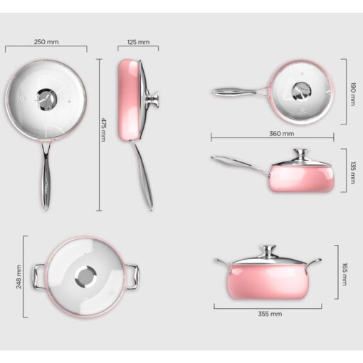 Bộ nồi Hawonkoo CWH-070-PK - Ảnh 3