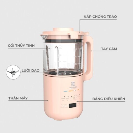 Máy làm sữa hạt Hawonkoo SMH-120-PK - Ảnh 3