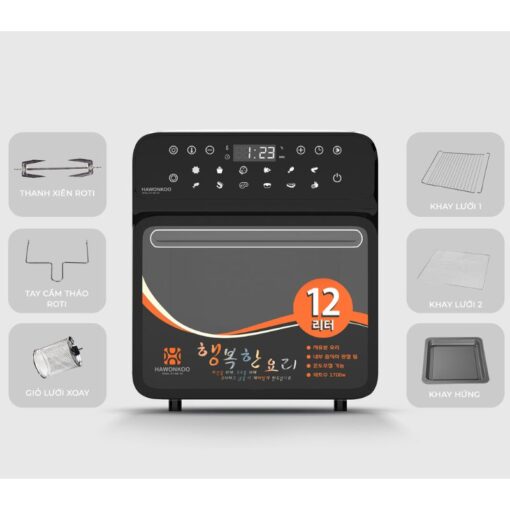 Nồi chiên không dầu Hawonkoo AFH-128-W - Ảnh 3