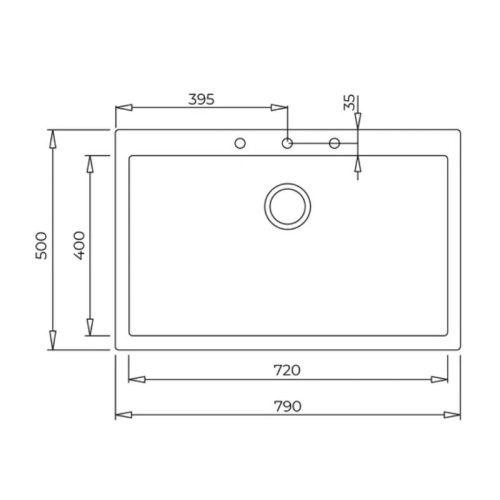 Chậu đá Teka FORSQUARE 72.40 TG 115230001 - Ảnh 3