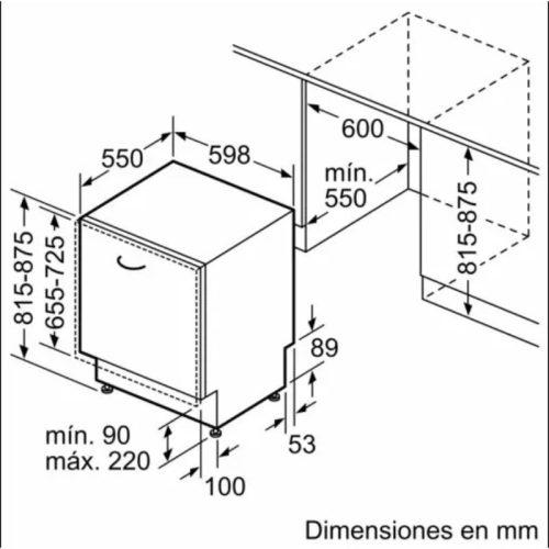 kich thuoc may rua bat siemens sn87tx02ce 1