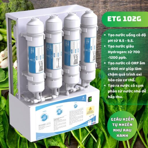 Máy lọc nước ion kiềm Etugi ETG102G - Ảnh 2