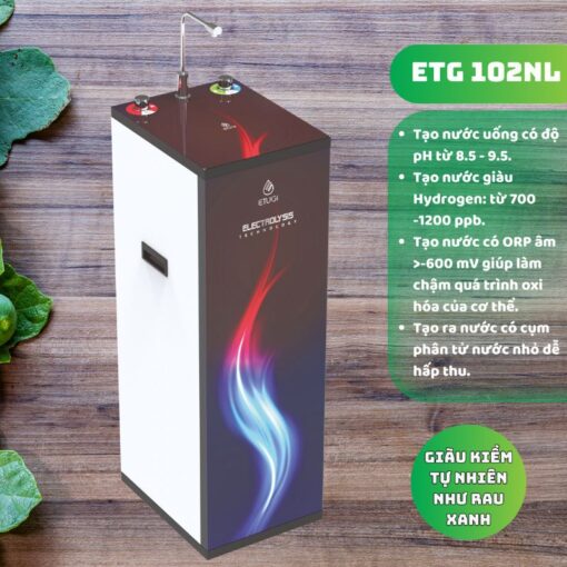 Máy lọc nước ion kiềm Etugi ETG102NL - Ảnh 2